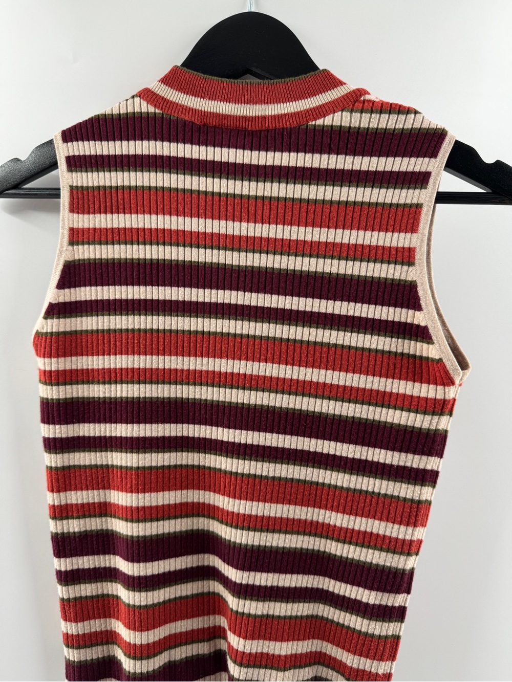 Rue21 Striped Ribbed Sweater Tank Top – Women's Large - Picture 7 of 8
